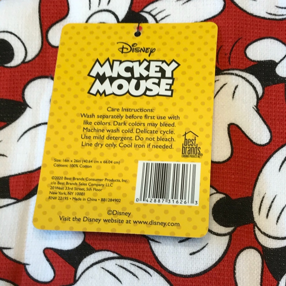 NWT Disney Mickey Mouse Kitchen Towels - Picture 10 of 10